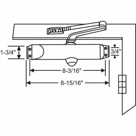 Strybuc Commercial Door Closer 18-70